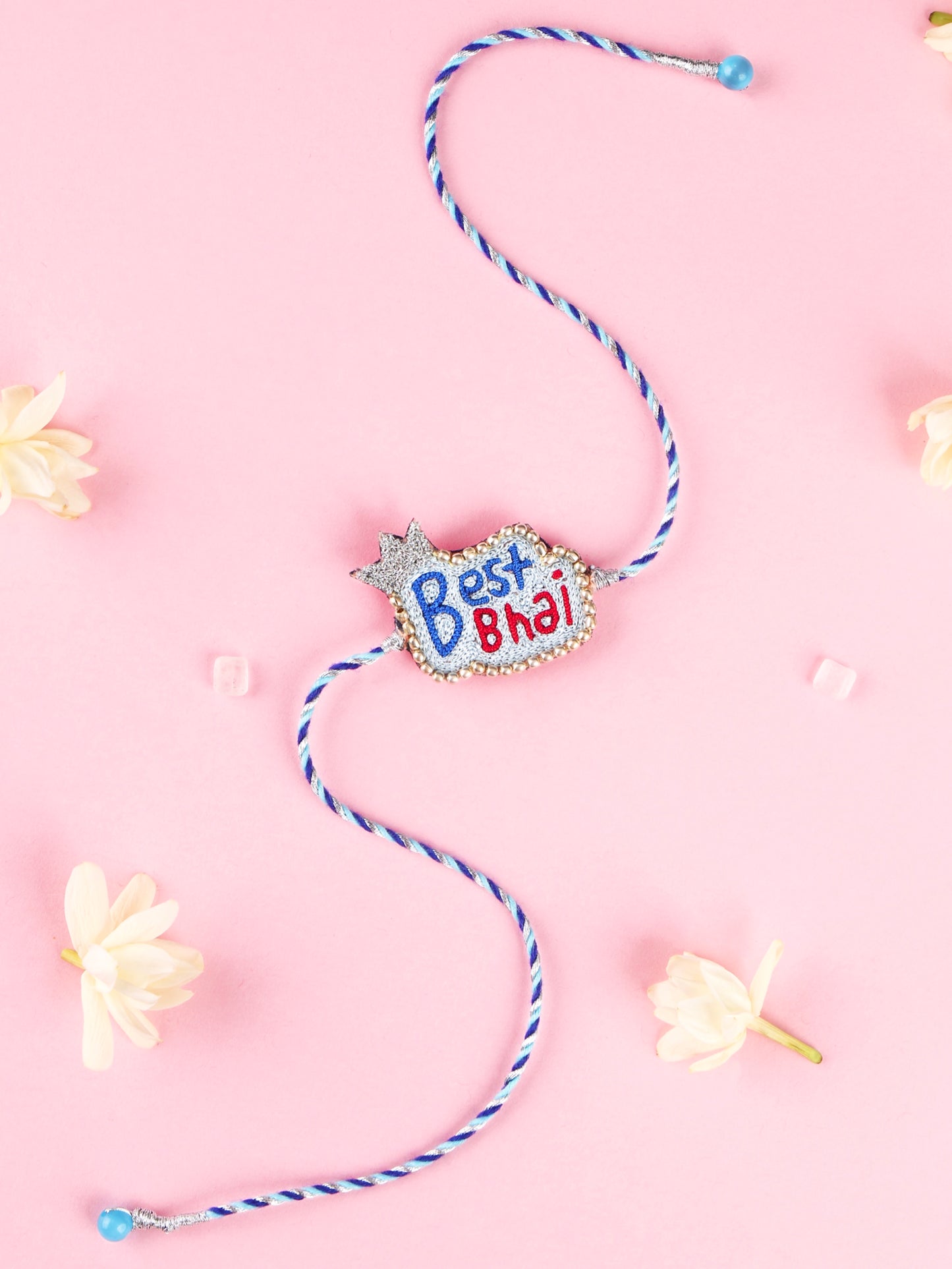 Handmade Best Bhai Brother Rakhi - Blue for Raksha Bandhan gifting