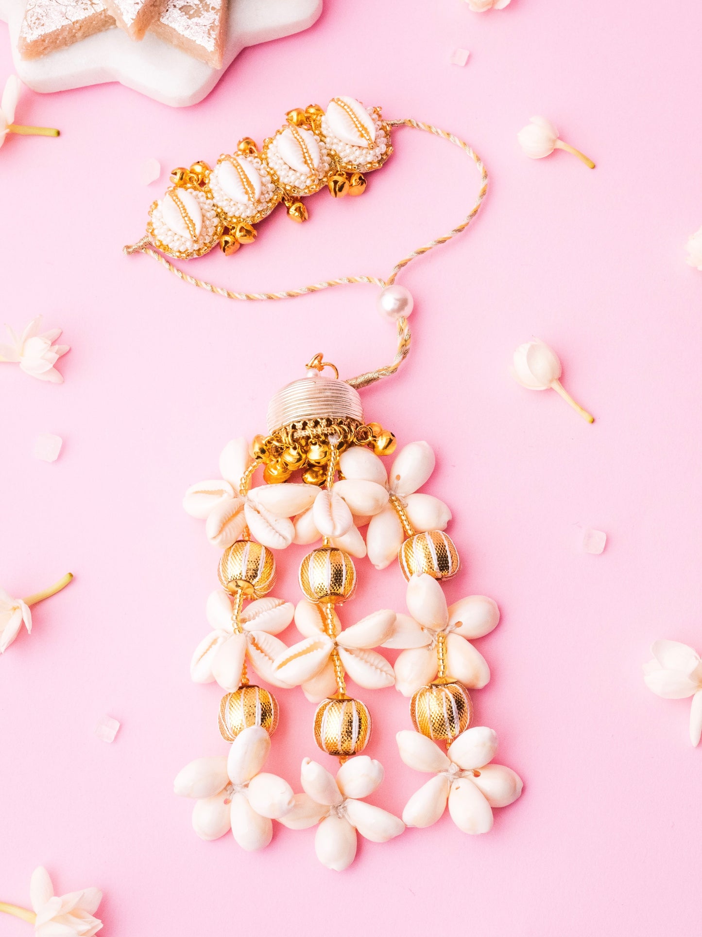 Ivory Cowrie Lumba Rakhi