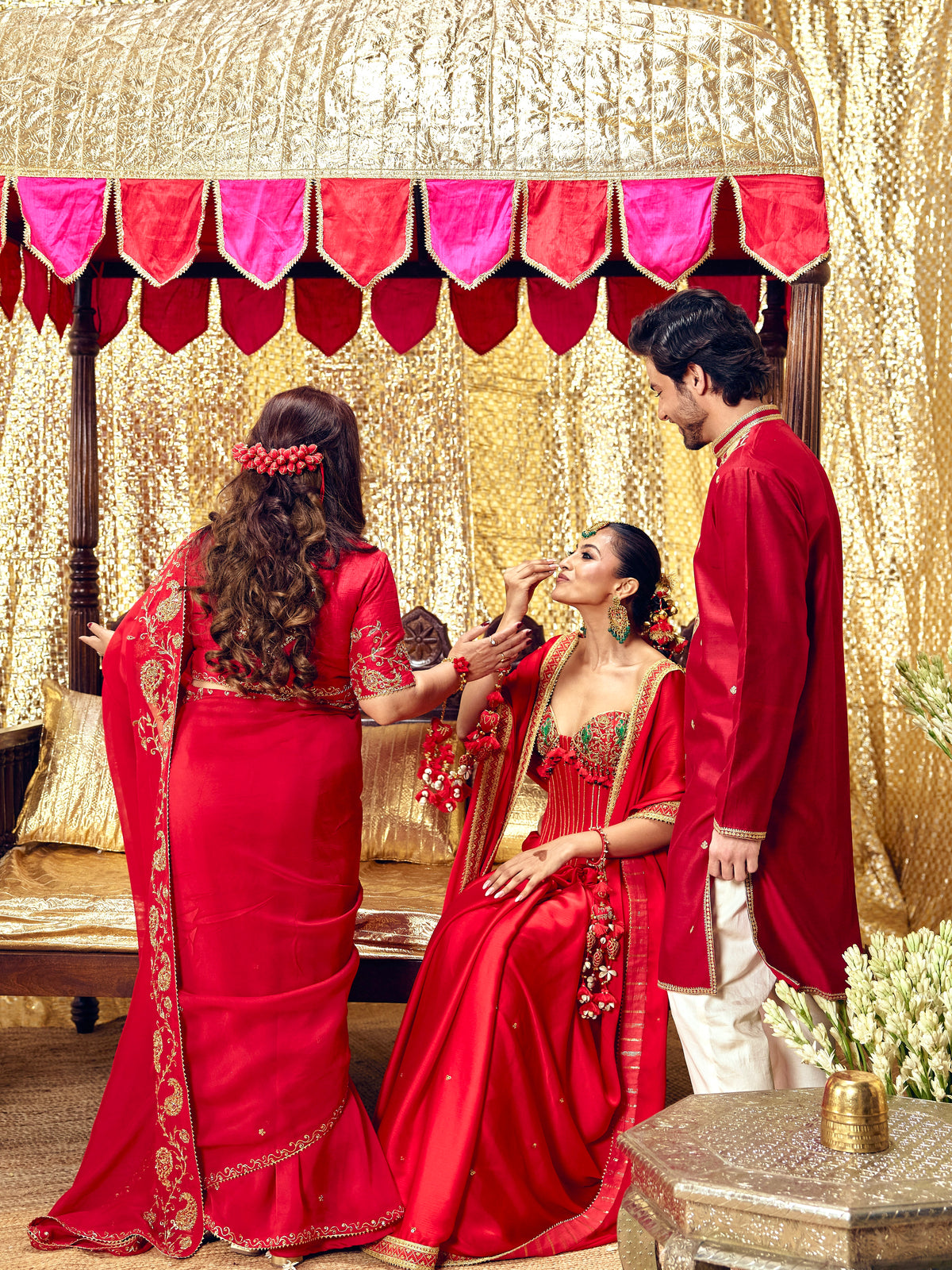 Gulaab Gajra - Red