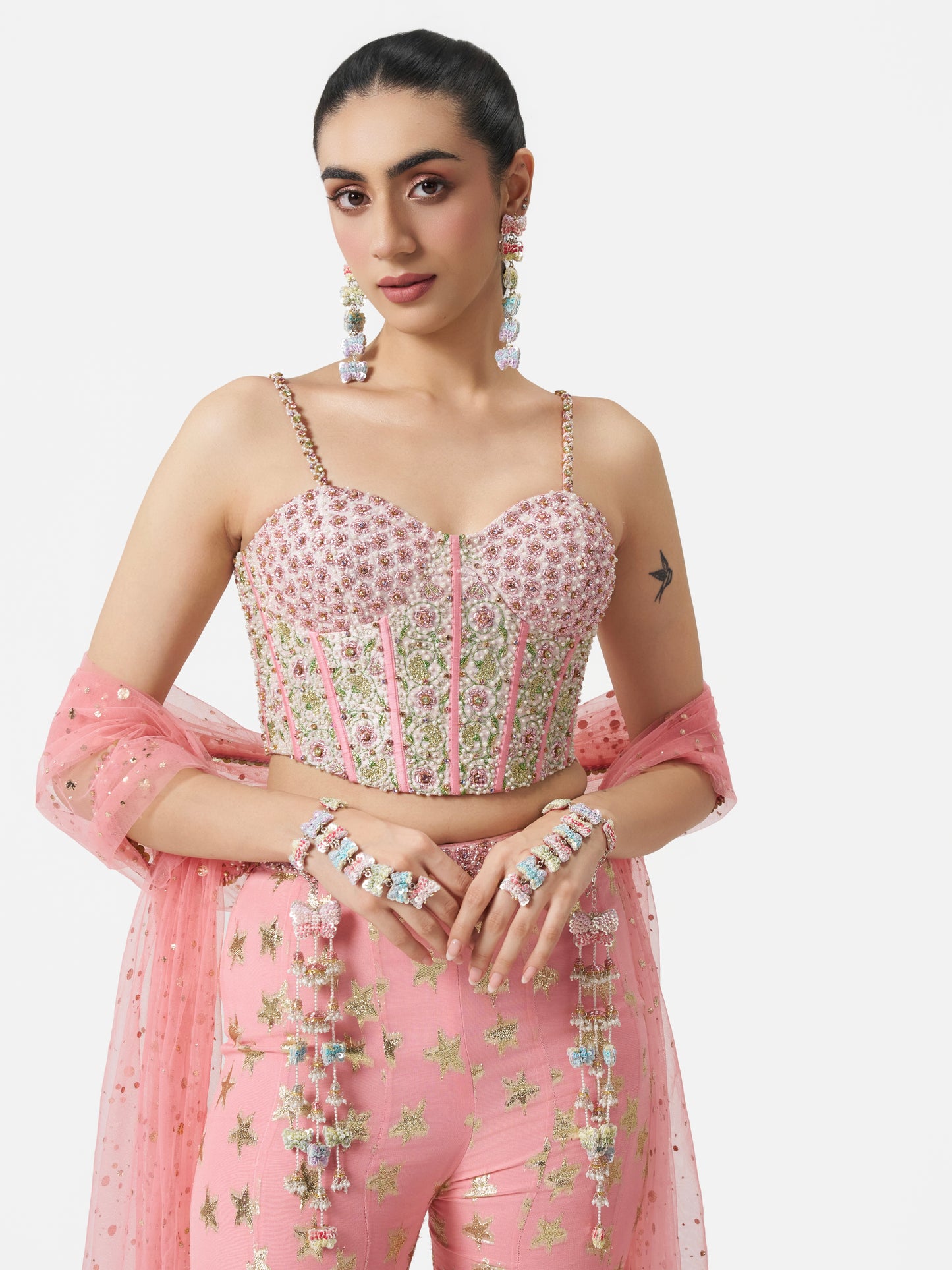 Mehbooba Corset Sharara Set