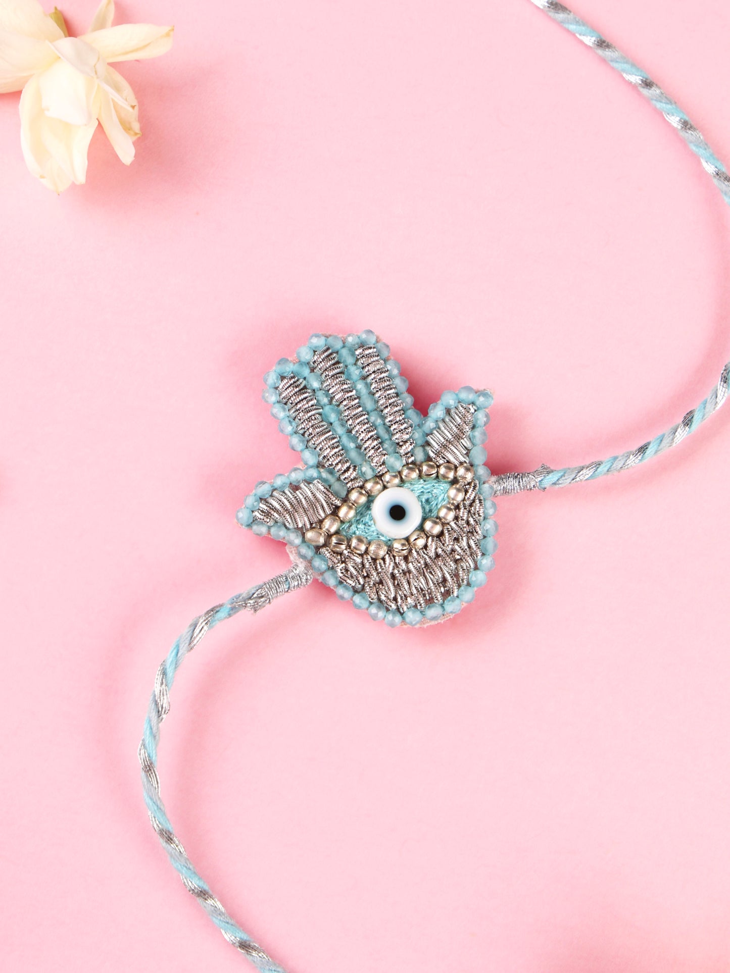 Handmade Hamsa Rakhi for Raksha Bandhan gifting
