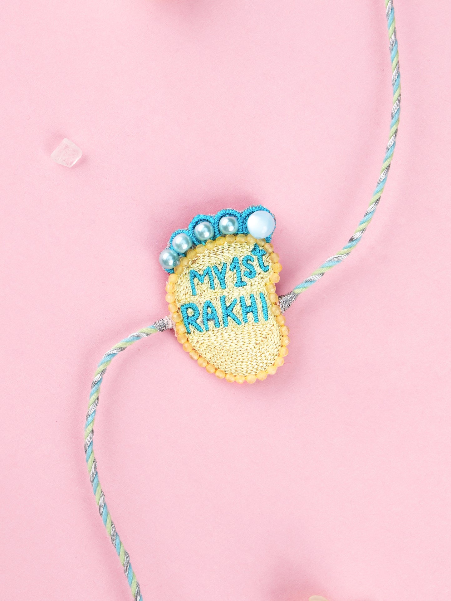 Handmade My 1st Baby Rakhi - Feet for Raksha Bandhan gifting