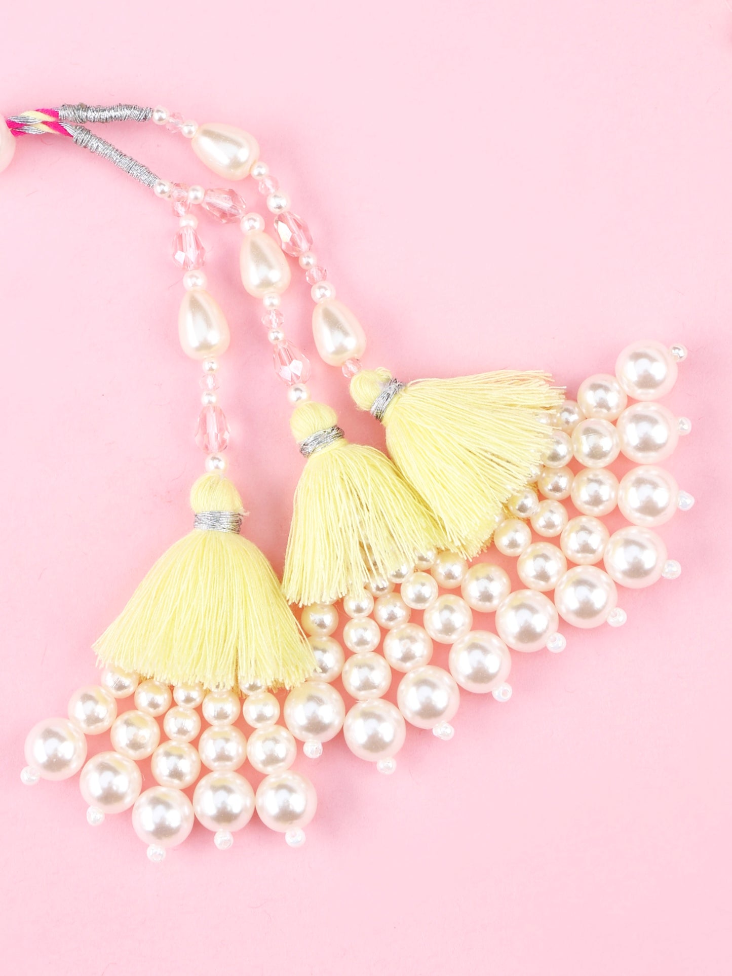 Handmade Sister In Law Lumba - Yellow for Raksha Bandhan gifting