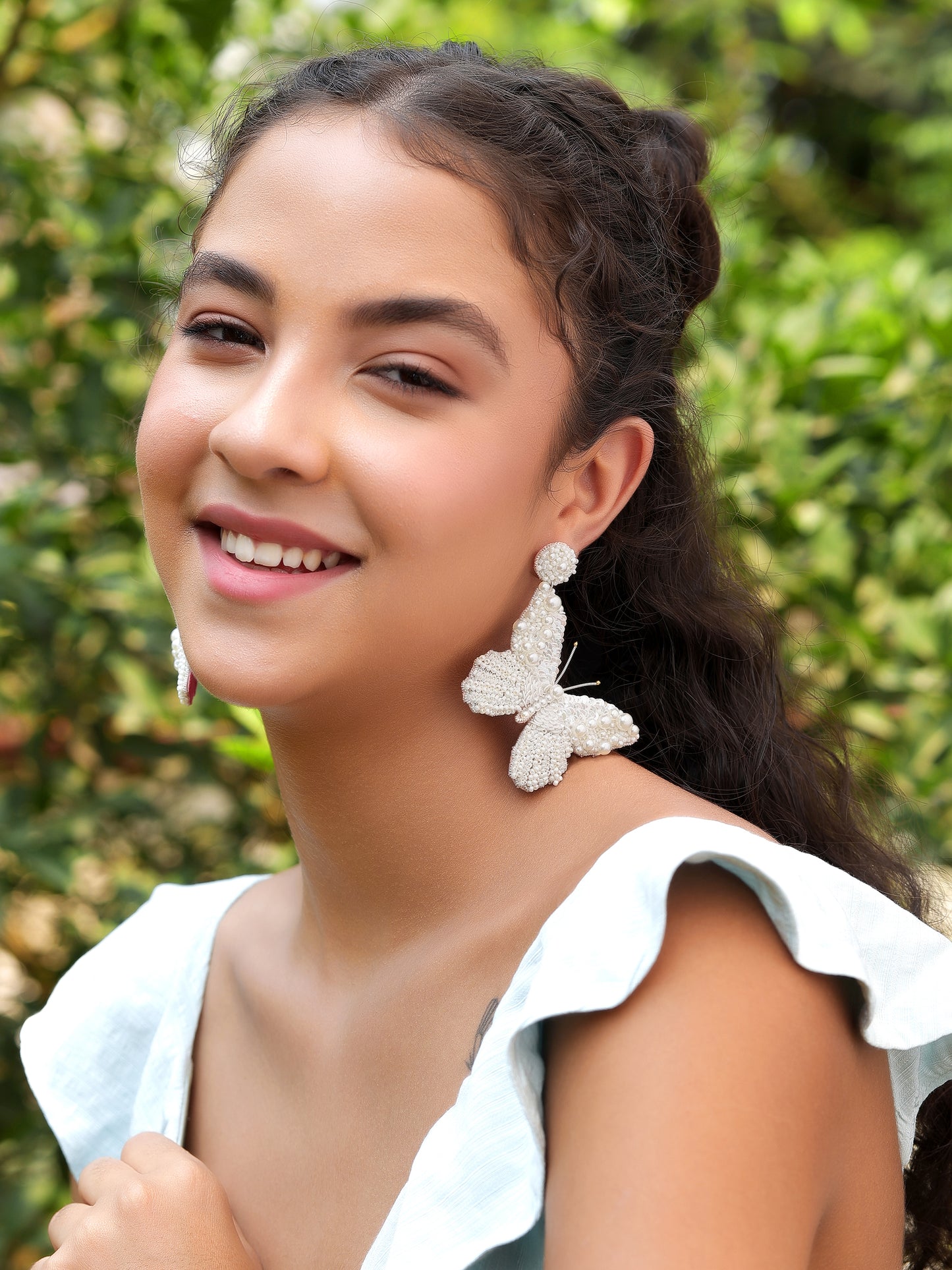 Moon Wing Butterfly Earrings