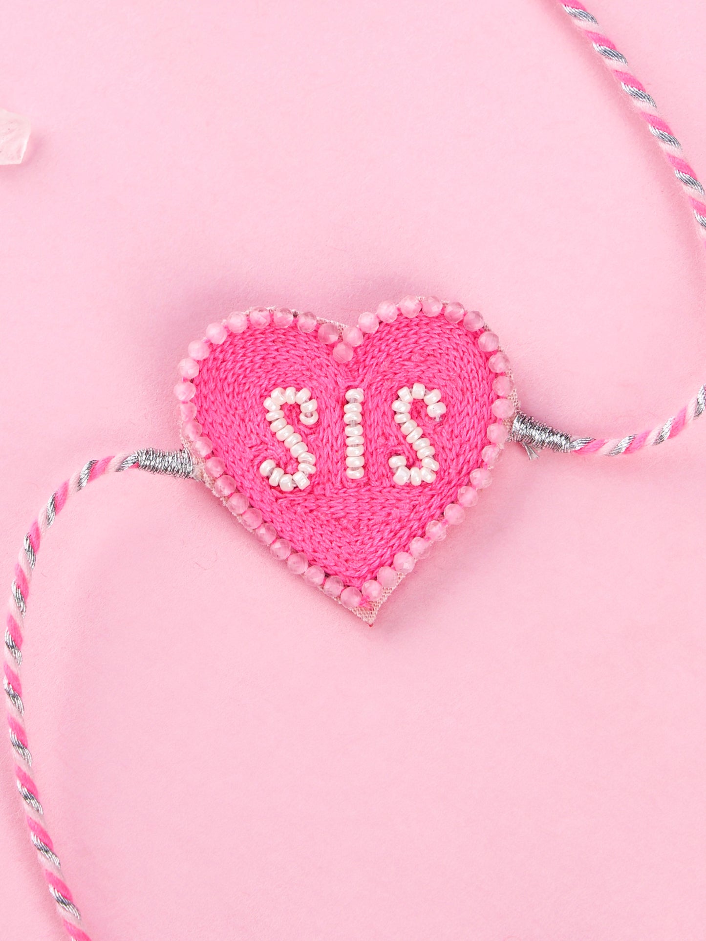 Handmade Sis Rakhi 2026- Neon Pink for Raksha Bandhan gifting