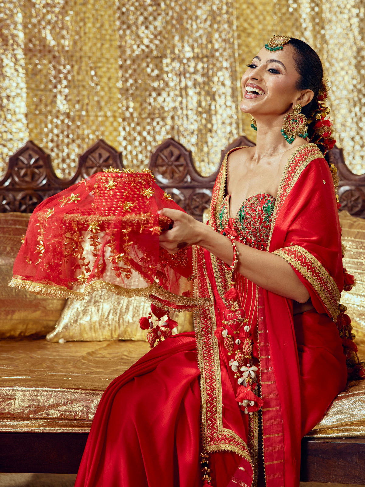 Kumkum Karwa Chauth Thali - Red