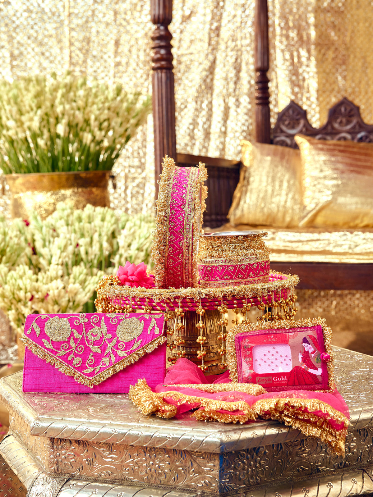 Tota Maina Karwa Chauth Channi - Rani Pink