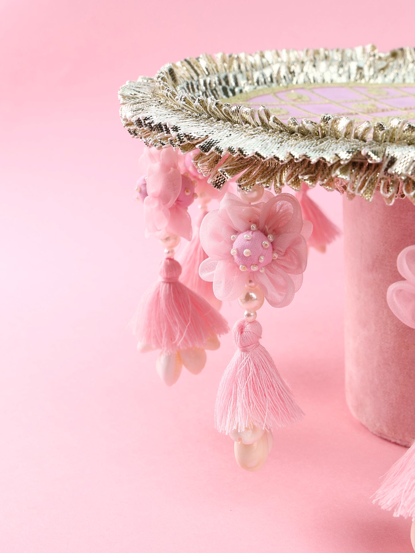 Rakhi Thali 2026 - Light Pink