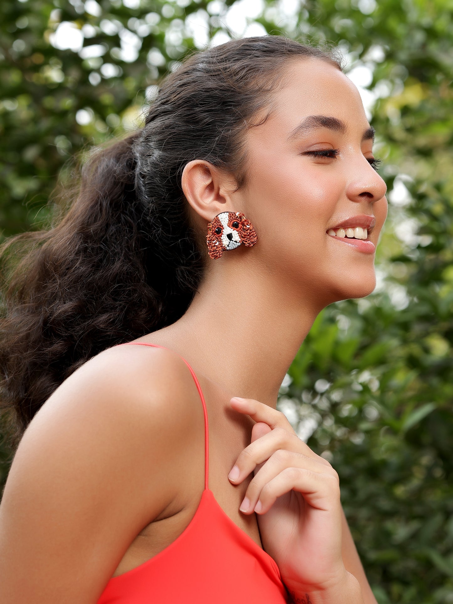 Alfie Dog Earrings