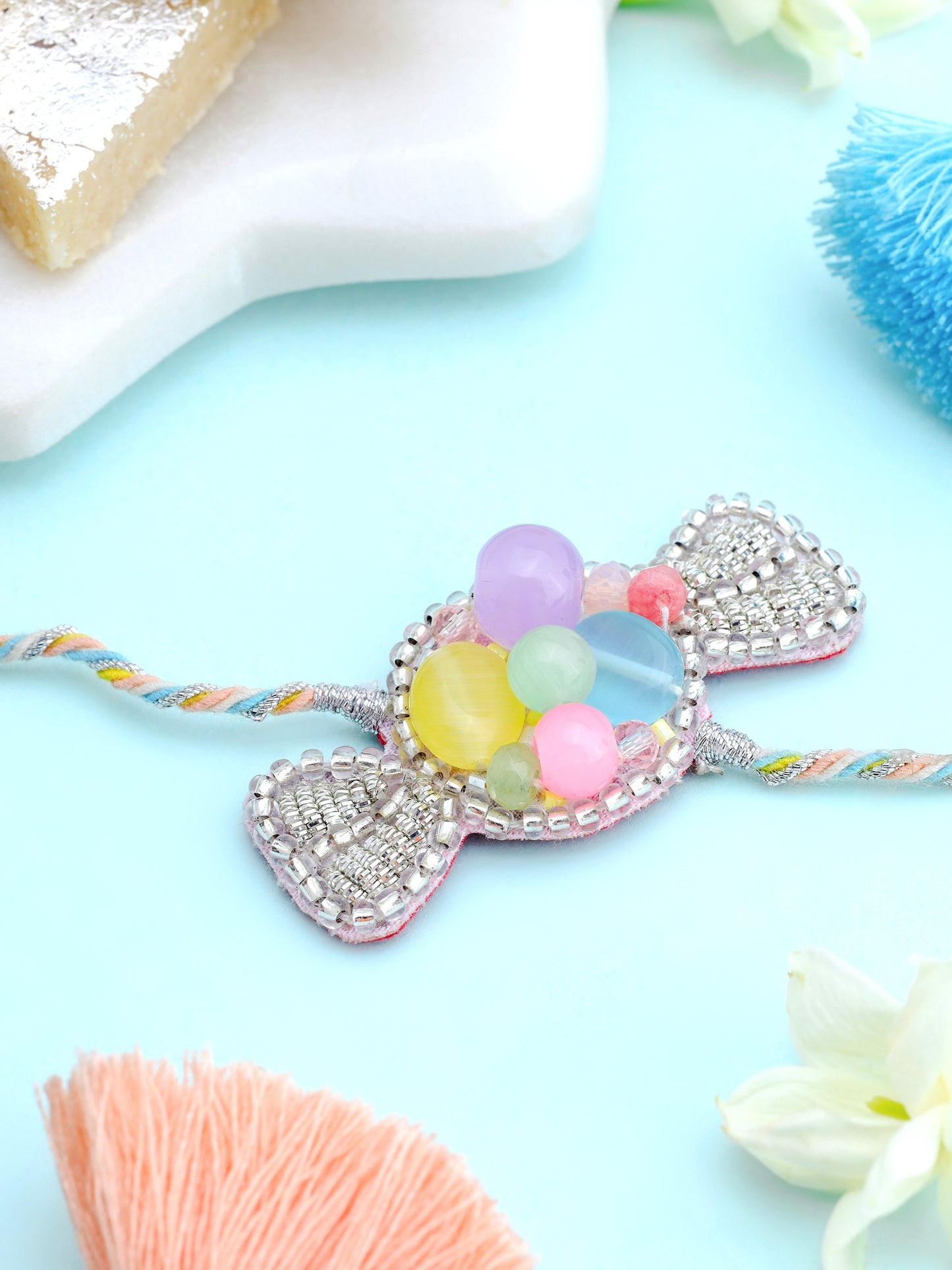 Decorative candy kids rakhi