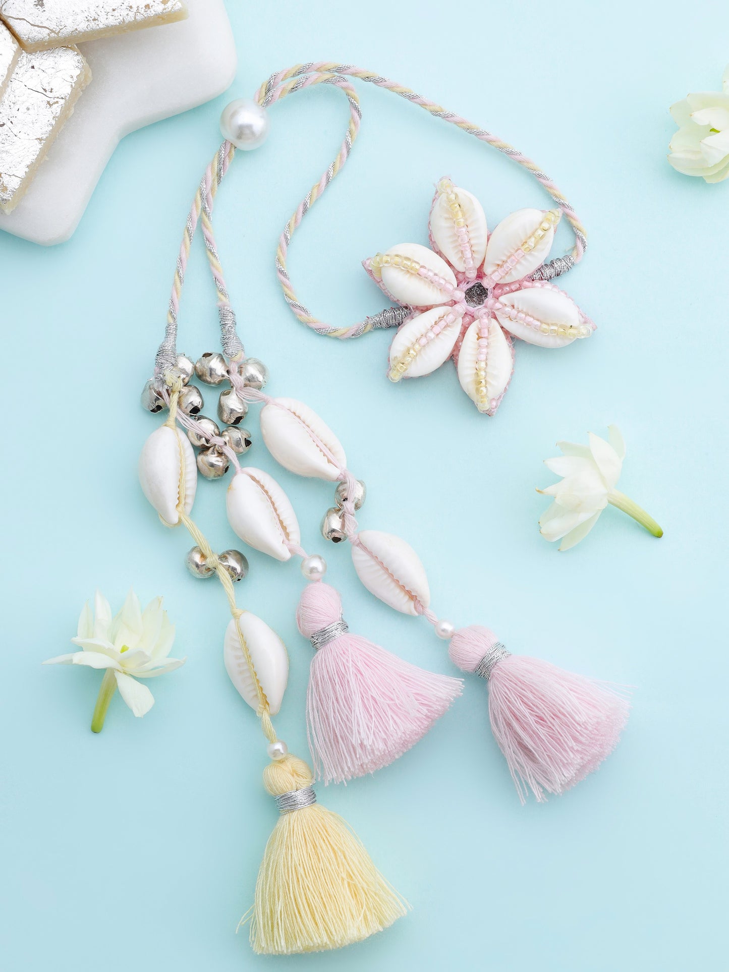 Cowrie Shell Lumba Rakhi