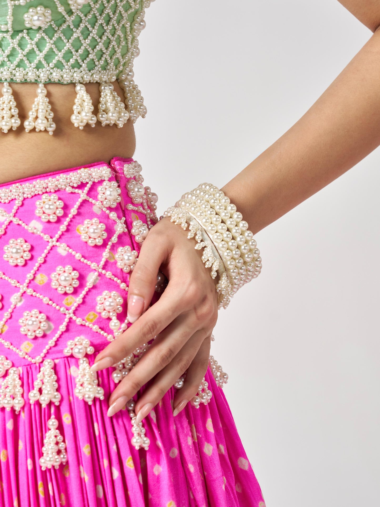Pearl Bangles (Set of 5)