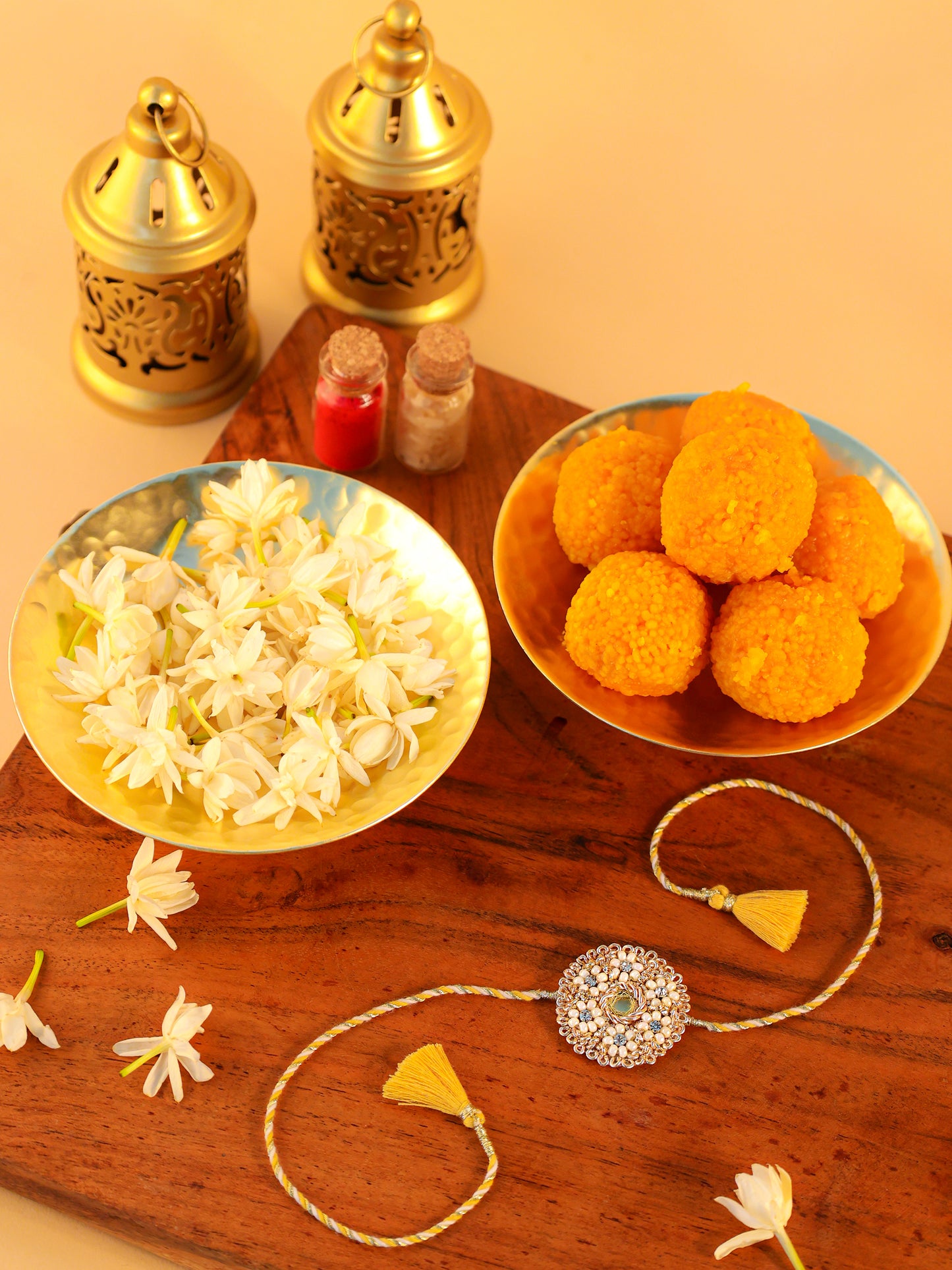 Traditional Gold Brother Rakhi