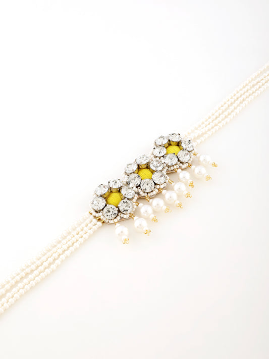 Falguni Yellow Choker