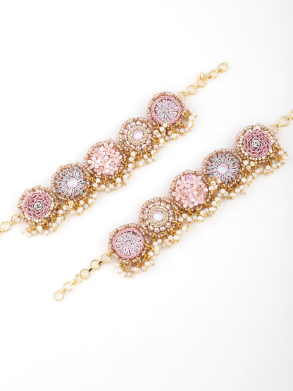 Khoobsurat Pink Pair of Bracelet