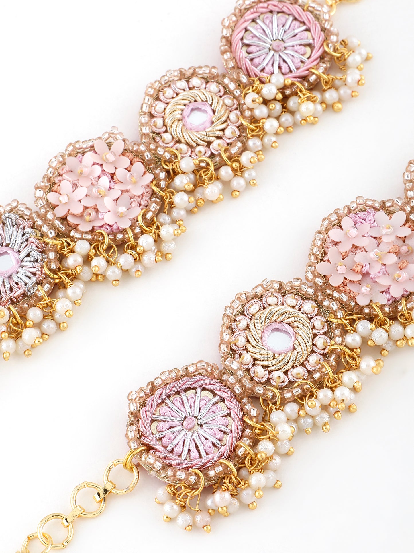 Khoobsurat Pink Pair of Bracelet