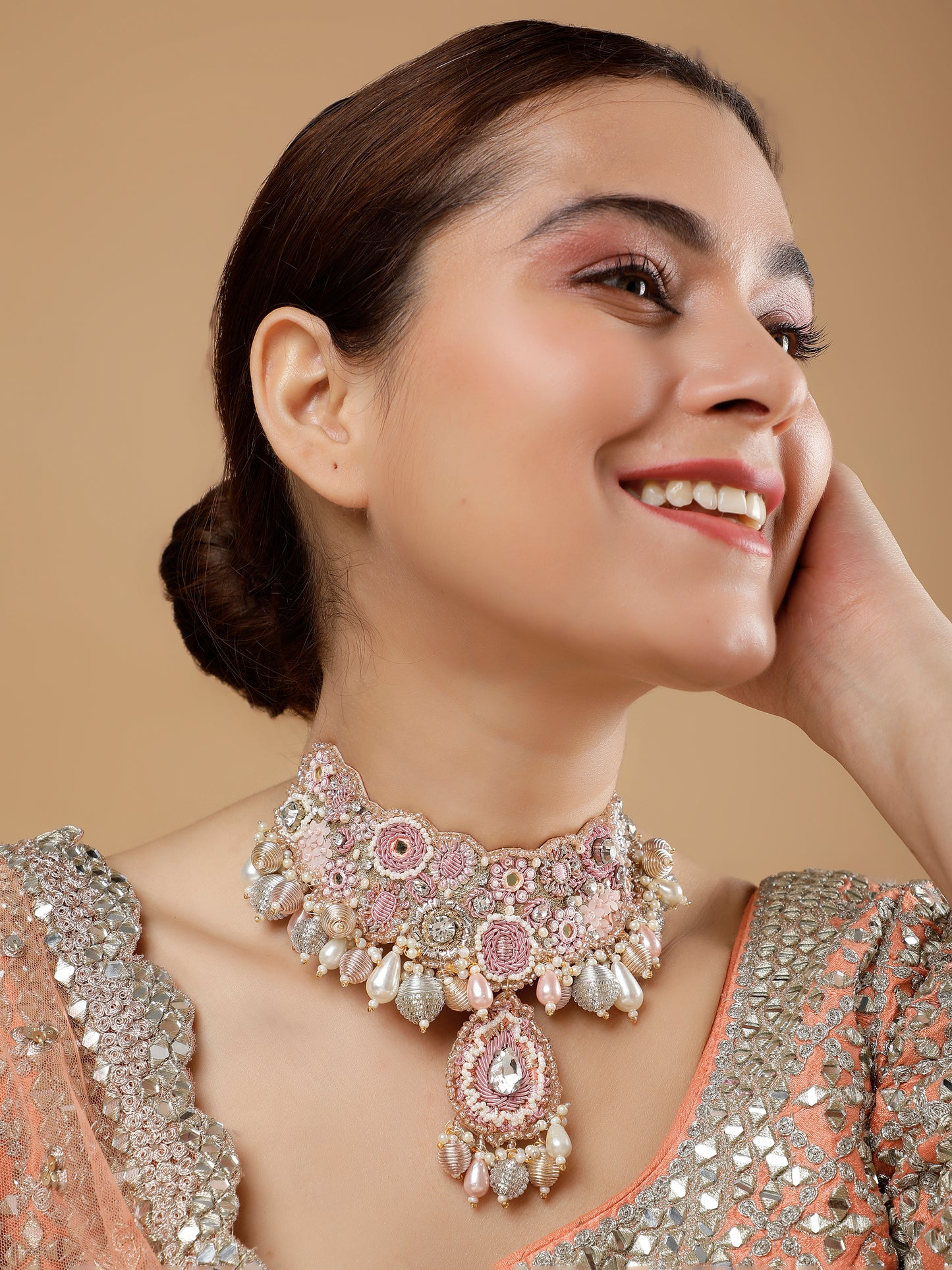 Khoobsurat Pink Necklace