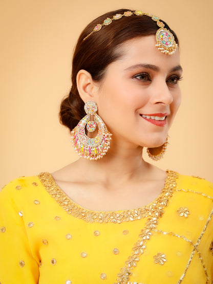 Mini Rang (Earrings & Mathapatti)