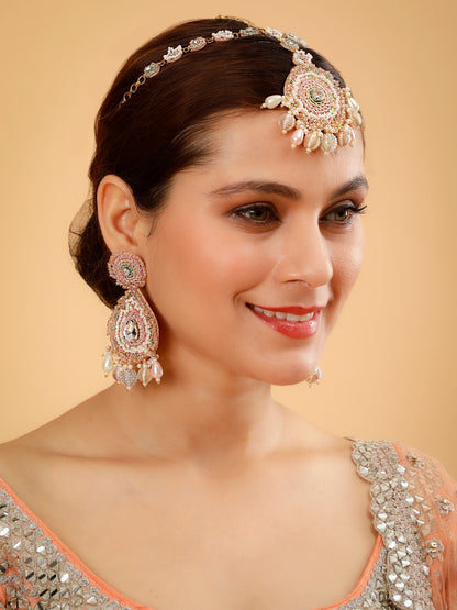 Khoobsurat (Earrings & Mathapatti)