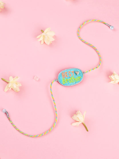 Handmade Best Brother Brother Rakhi  for Raksha Bandhan gifting