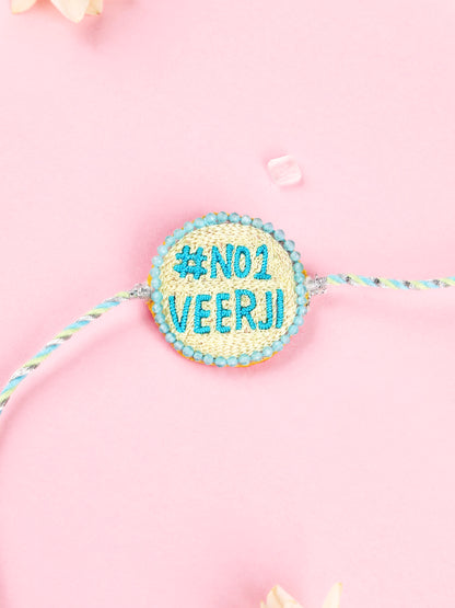 Handmade No.1 Veerji Rakhi for Raksha Bandhan gifting