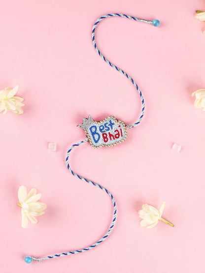 Best Bhai Brother Rakhi - Blue