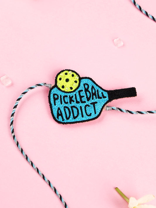 Handmade Pickleball Addict Brother Rakhi for Raksha Bandhan gifting