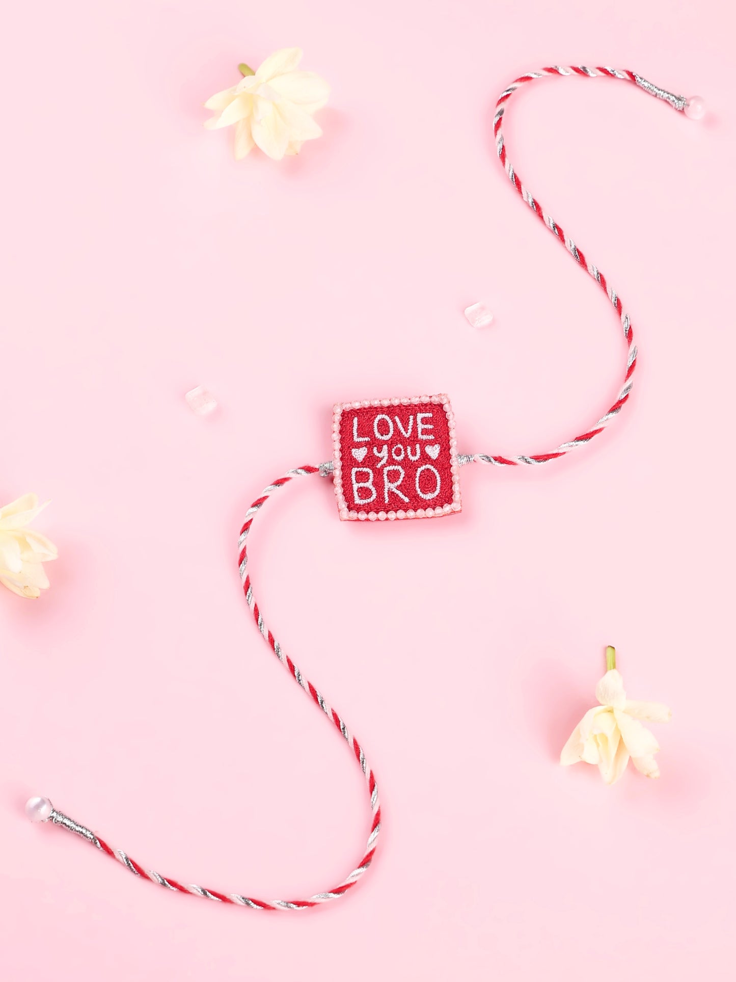 Love You Bro Red Brother Rakhi - Rakhi for Brother by Tonoto