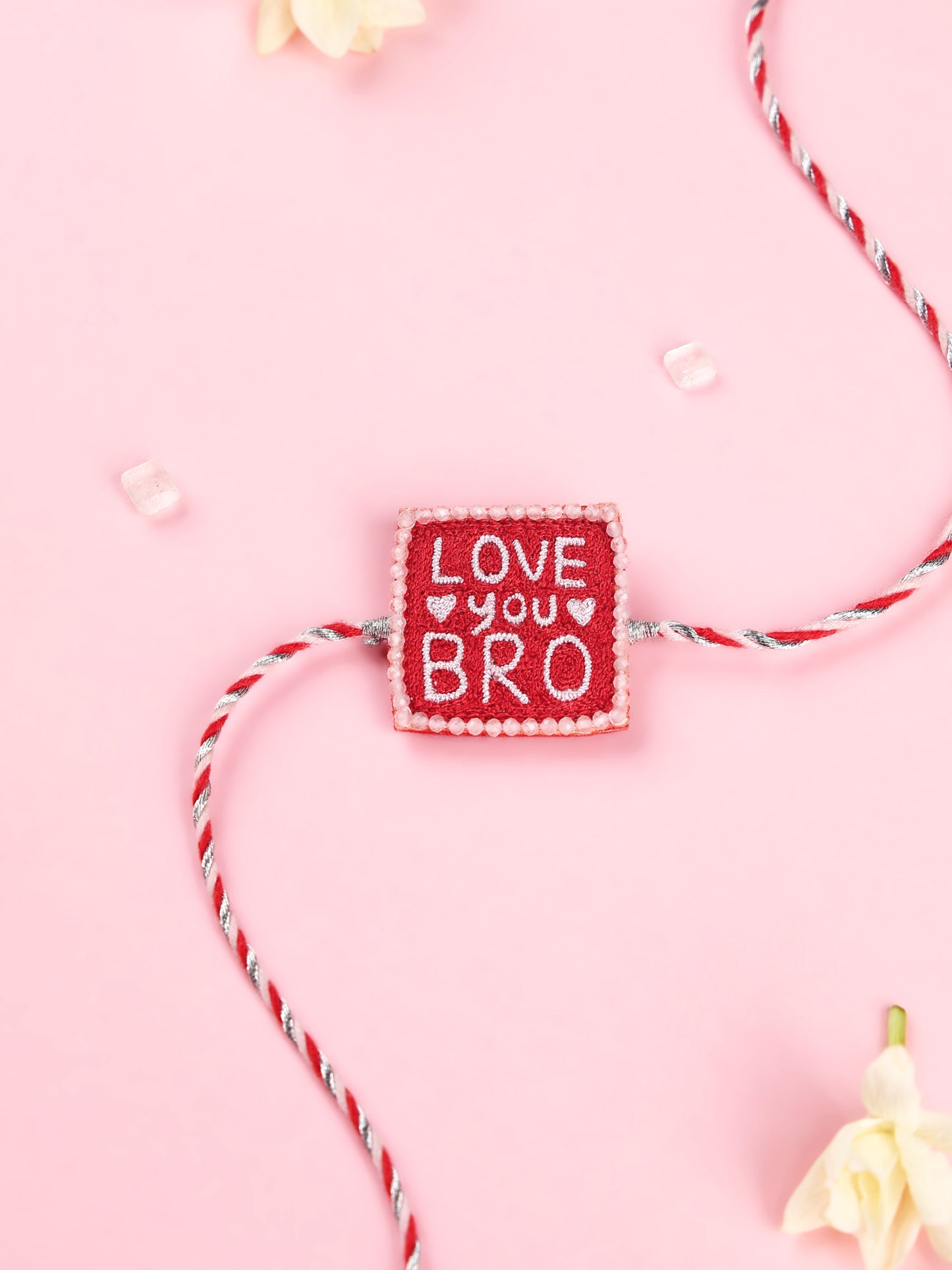 Love You Bro Red Brother Rakhi