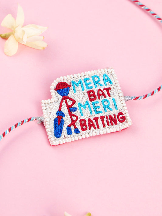 Mera Bat Meri Batting Brother Rakhi - Rakhi for Brother by Tonoto