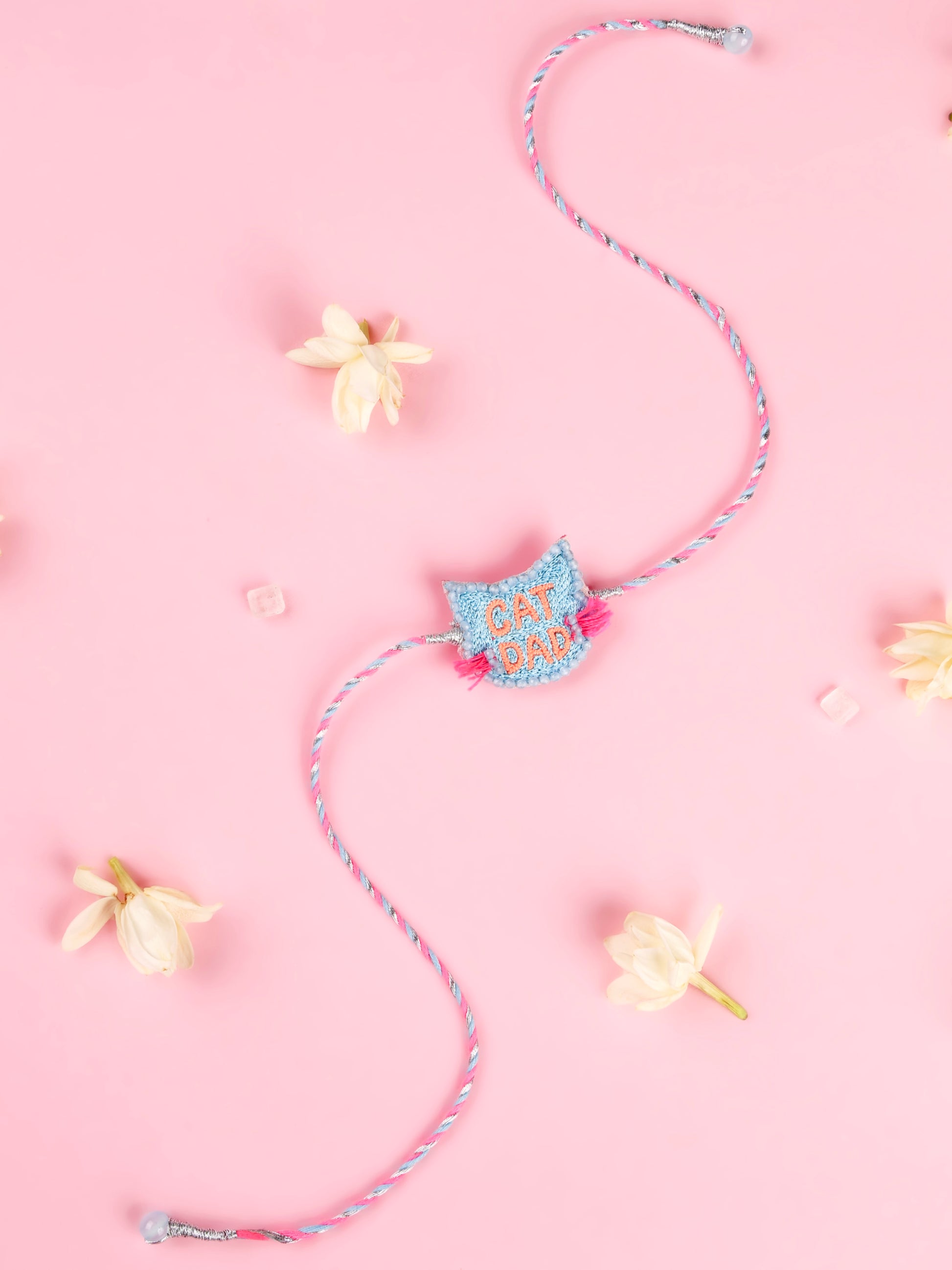 Handmade Cat Dad Brother Rakhi for Raksha Bandhan gifting