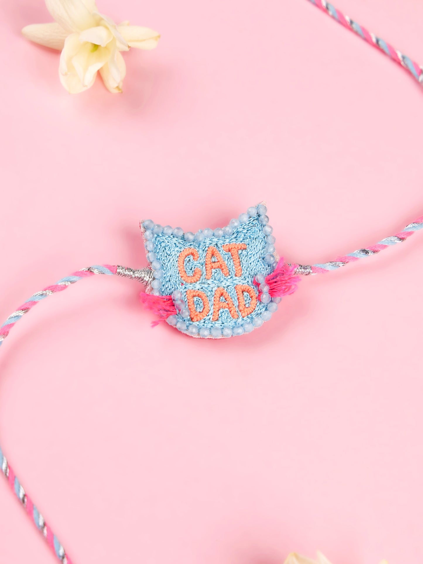 Handmade Cat Dad Rakhi for Raksha Bandhan gifting