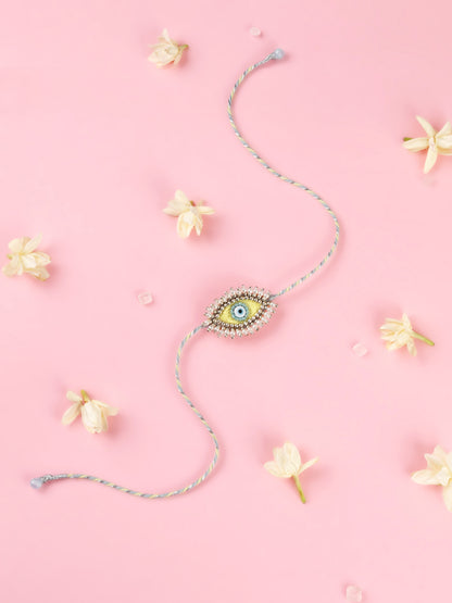 Evil Eye Yellow Brother Rakhi 2026