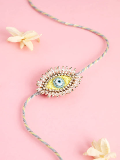 Evil Eye Yellow Brother Rakhi 2026