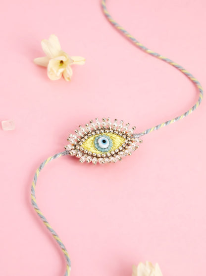 Evil Eye Yellow Brother Rakhi 2026