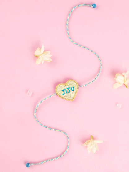 Handmade Jiju Rakhi  for Raksha Bandhan gifting