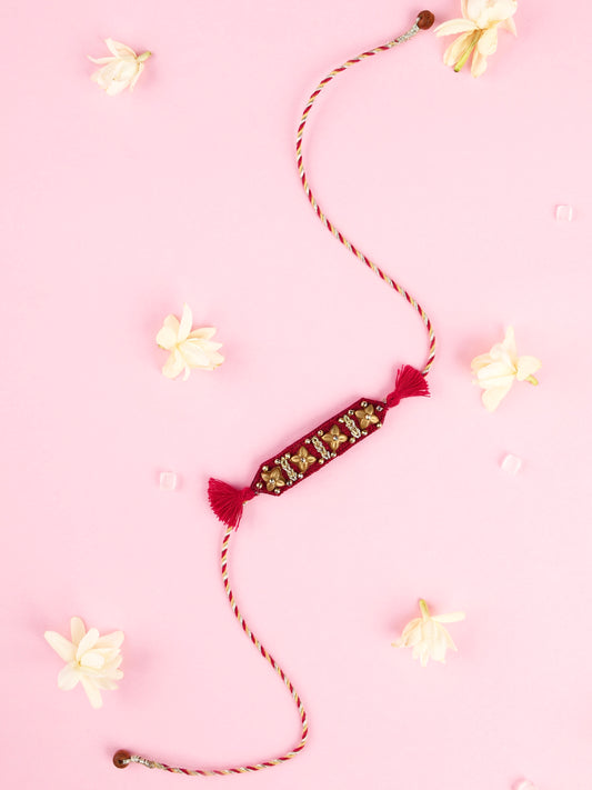 Handmade Traditional Brother Rakhi for Raksha Bandhan gifting