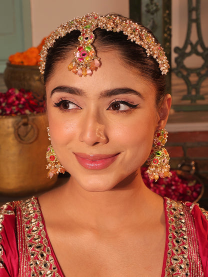 Bahaar (Jhumki Earrings & Mathapatti)