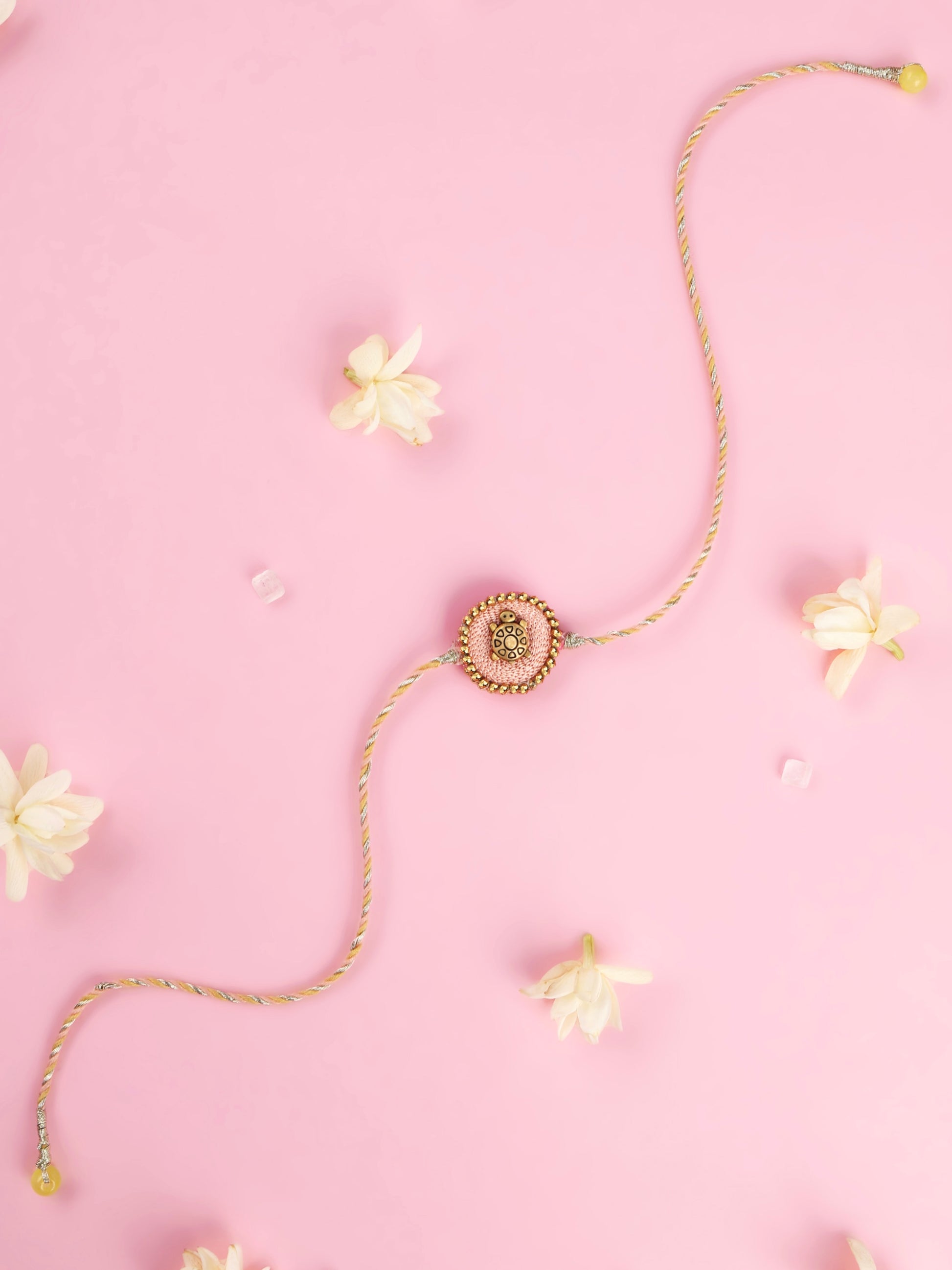 Handmade Tortoise Gold Rakhi for Raksha Bandhan gifting