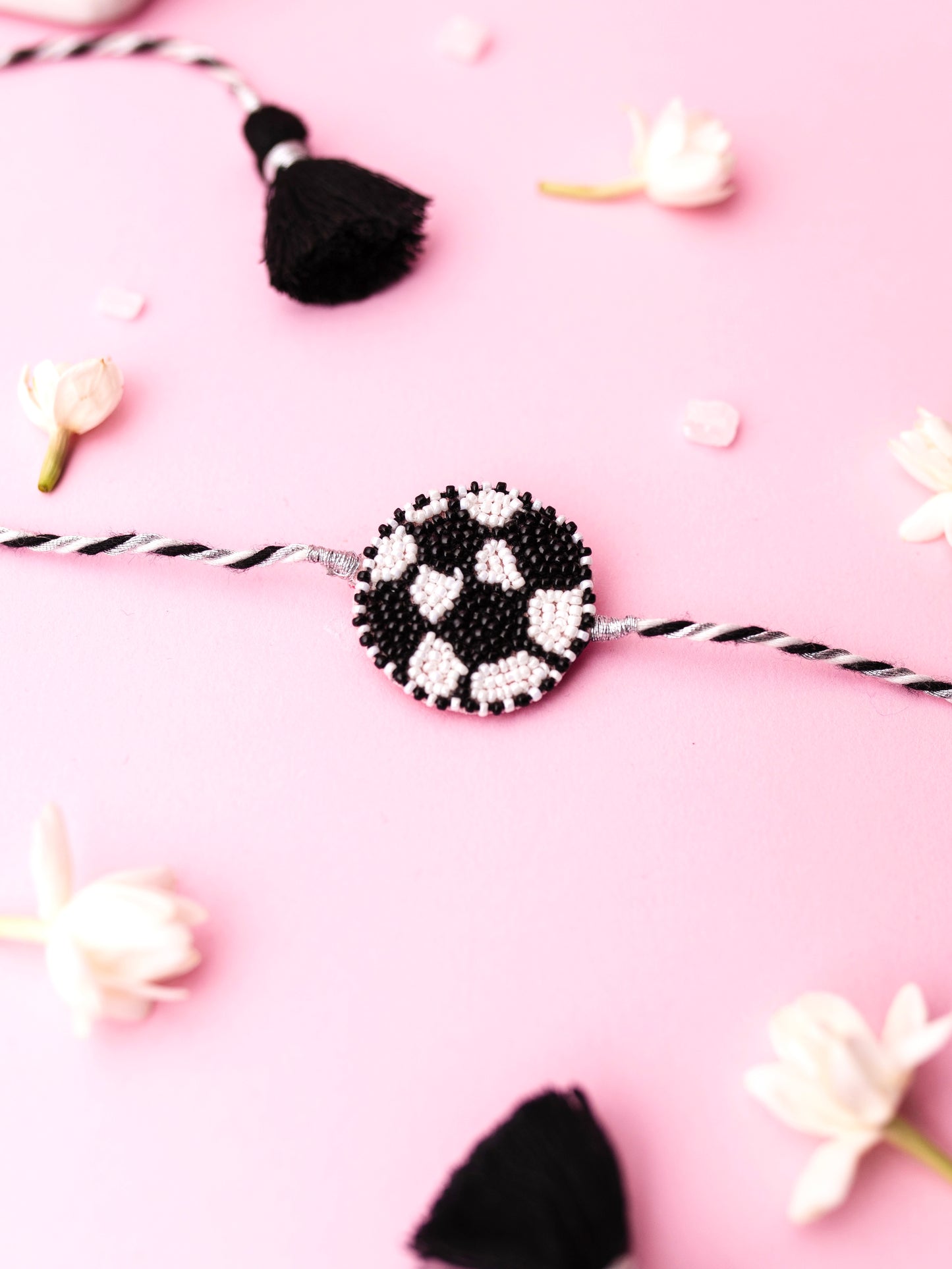 Decorative ball kids rakhi