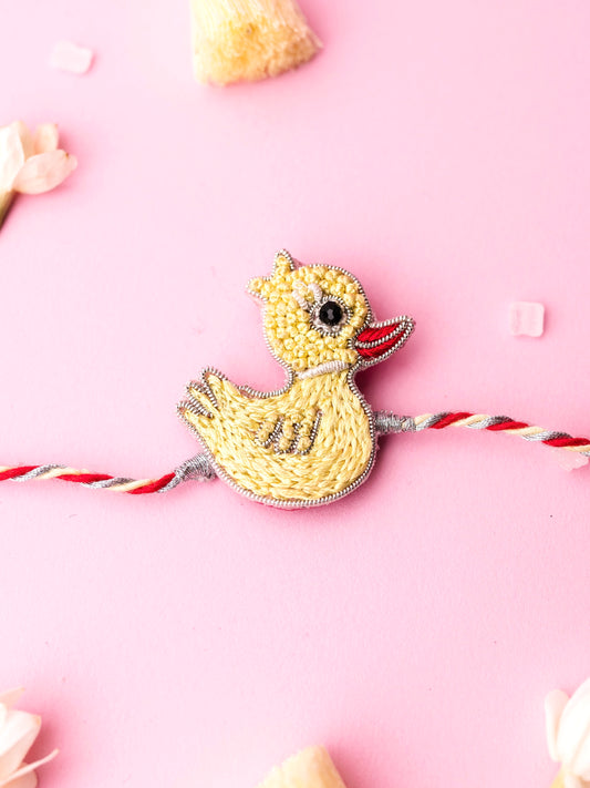 Decorative duck kids rakhi