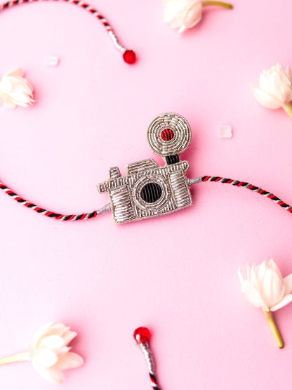 Decorative camera brother rakhi