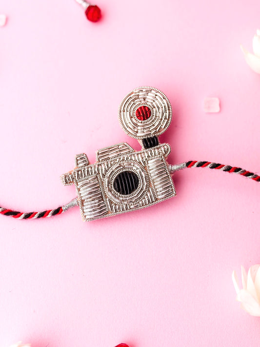 Decorative camera brother rakhi
