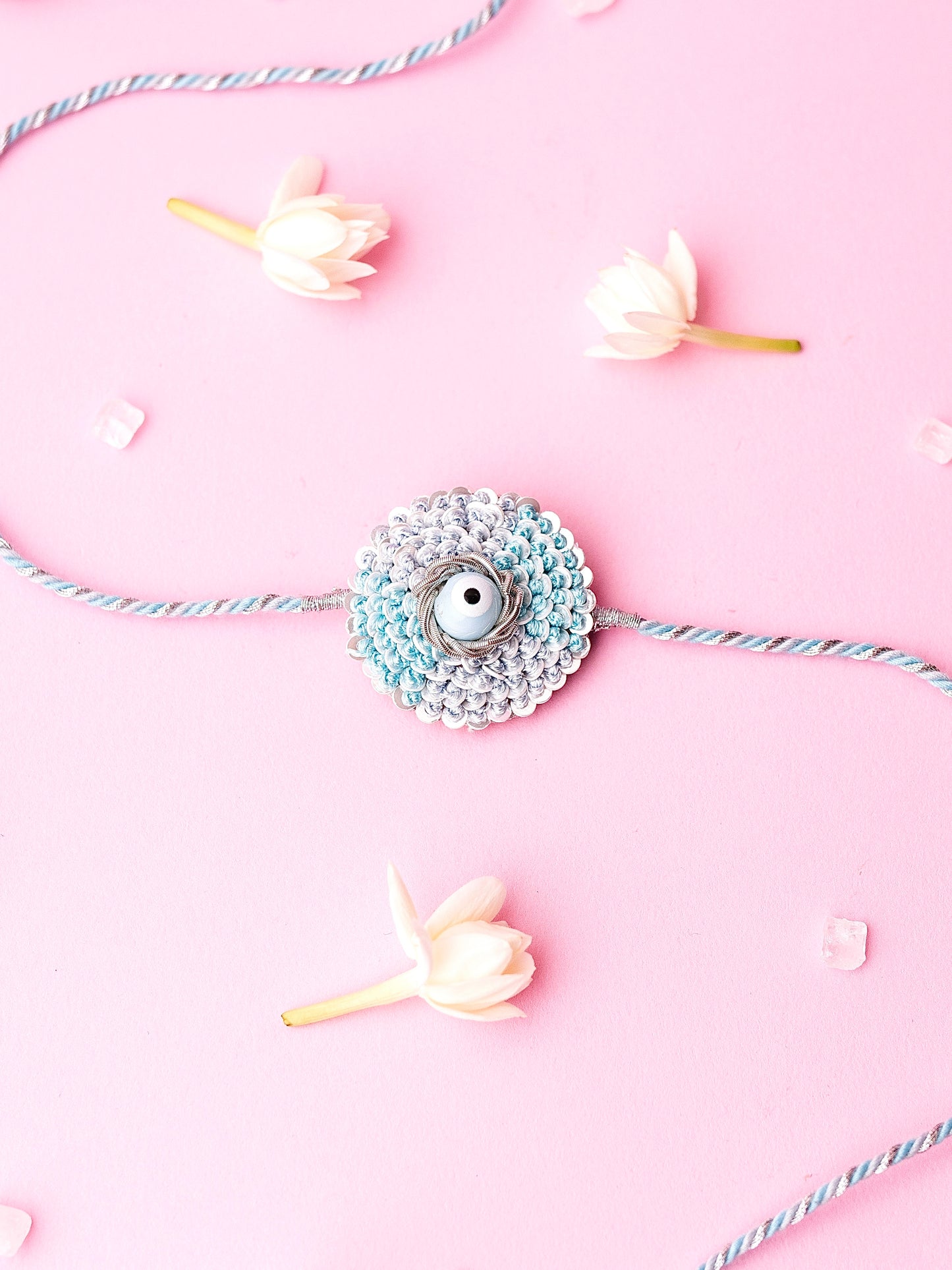 Evil Eye Sequins Brother Rakhi