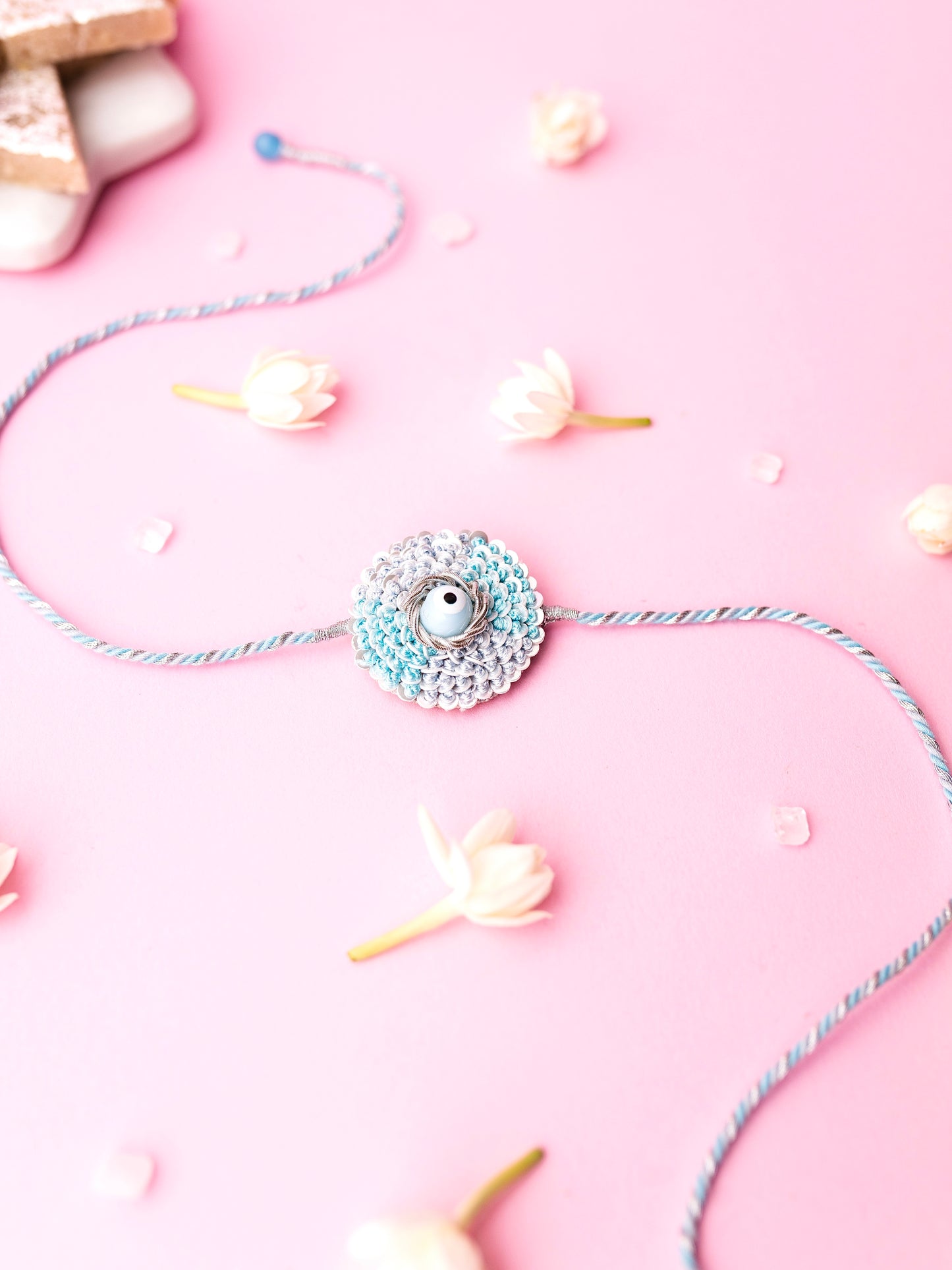 Evil Eye Sequins Brother Rakhi