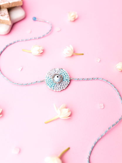 Evil Eye Sequins Brother Rakhi