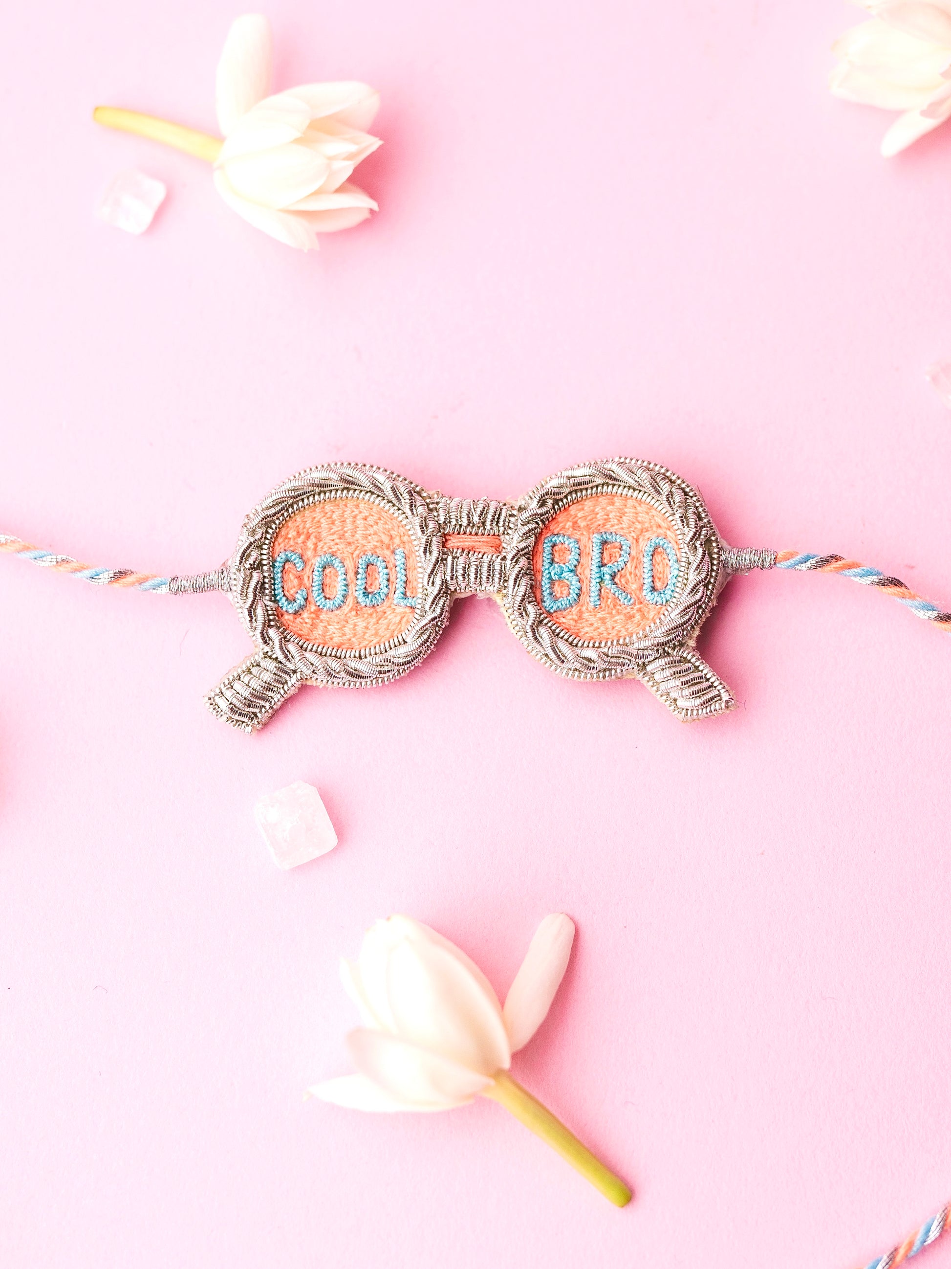Decorative brother rakhi with cool bro text