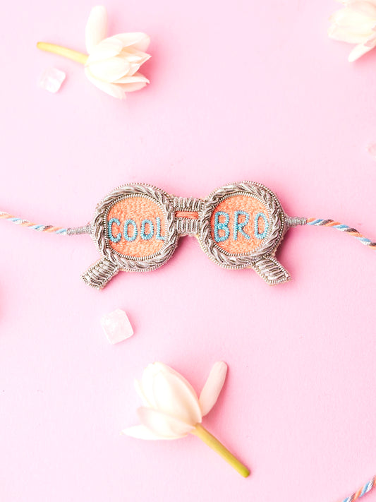 Decorative brother rakhi with cool bro text