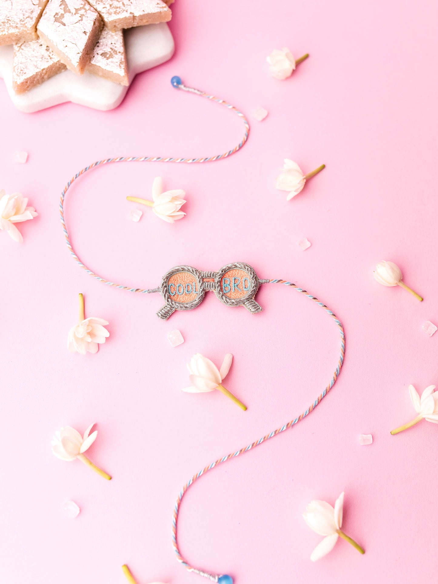 Decorative brother rakhi with cool bro text