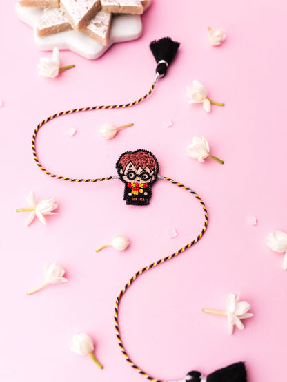 Decorative potterhead brother rakhi
